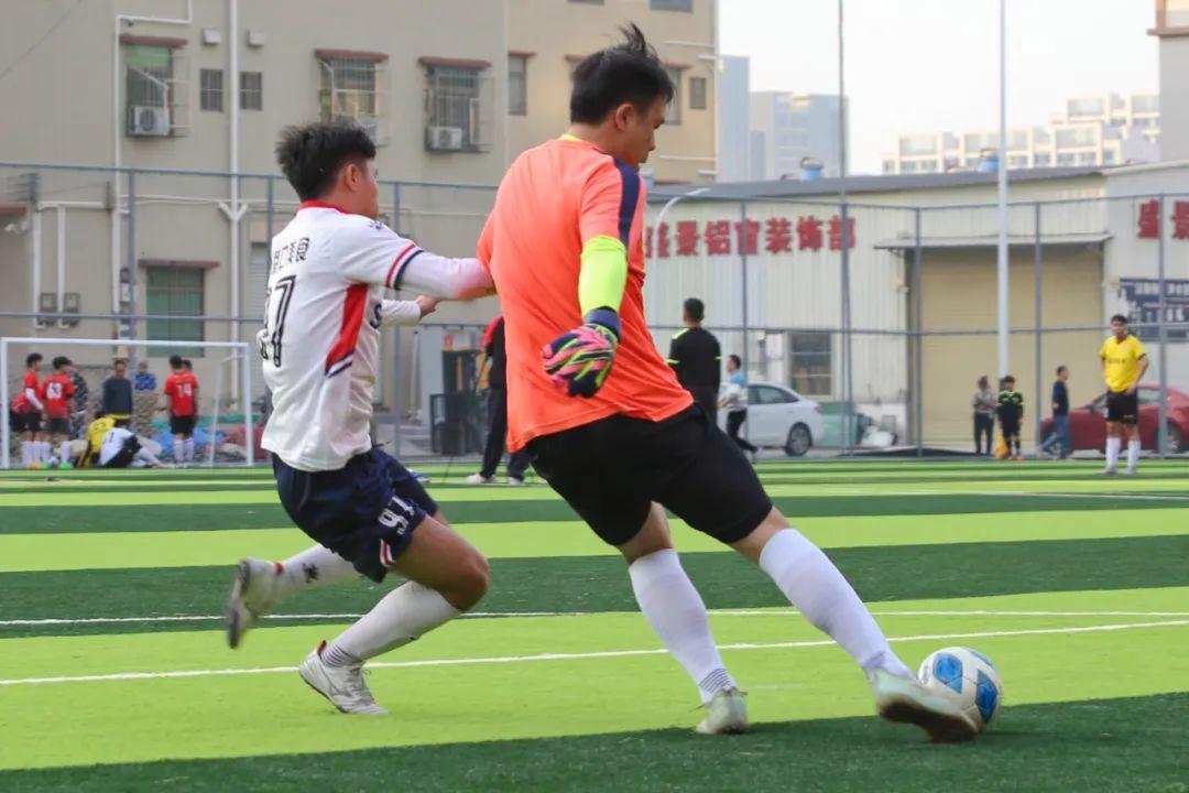 足球比赛中球员间对抗，技术对决